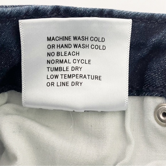 DRIFTWOOD Jackie Braided Side Blue Denim Skinny Raw Hem Crop Stretch Ankle Jeans - Picture 8 of 8